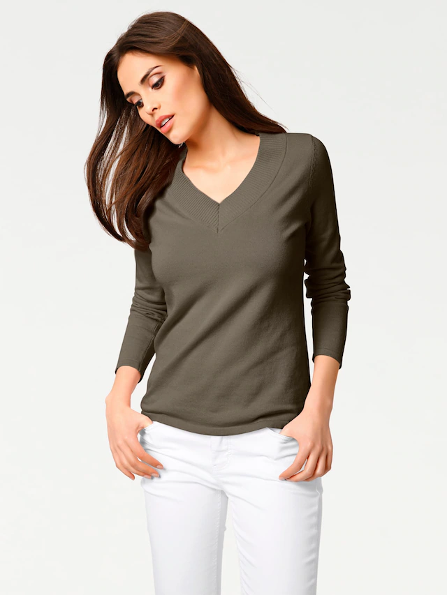 RICK CARDONA by heine Strickpullover »V-Pullover«