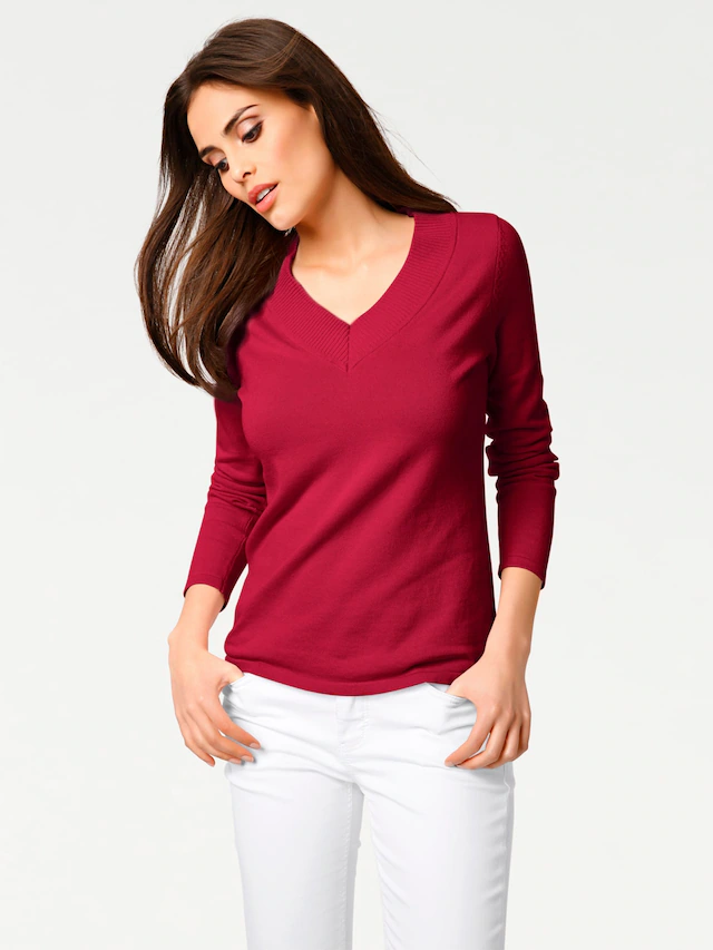 RICK CARDONA by heine Strickpullover »V-Pullover«