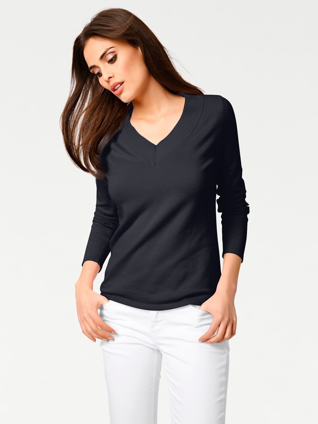 RICK CARDONA by heine Strickpullover »V-Pullover«