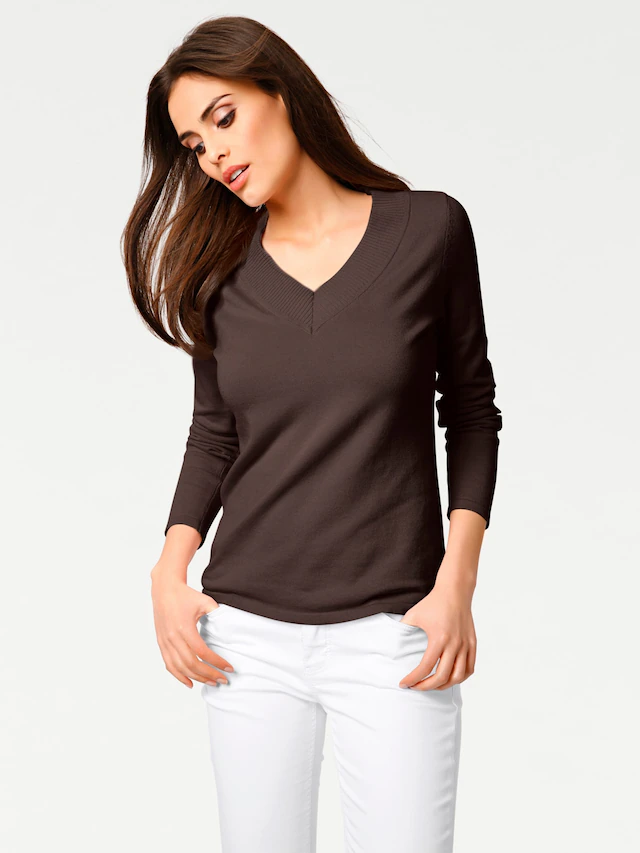 RICK CARDONA by heine Strickpullover »V-Pullover«