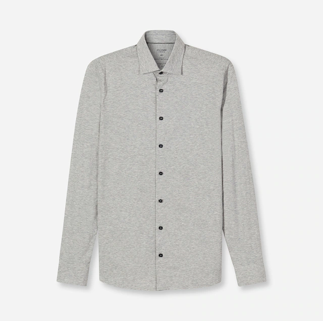 OLYMP Businesshemd »Level Five body fit Jerseyshirt« in Jersey Qualität