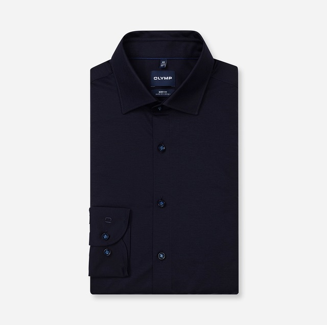 OLYMP Businesshemd »Level Five body fit Jerseyshirt« in Jersey Qualität