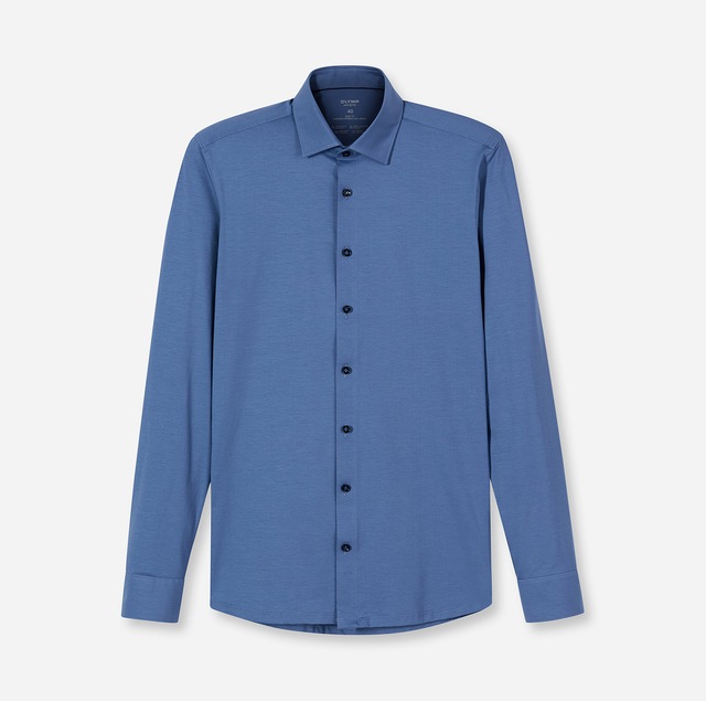 OLYMP Businesshemd »Level Five body fit Jerseyshirt« in Jersey Qualität