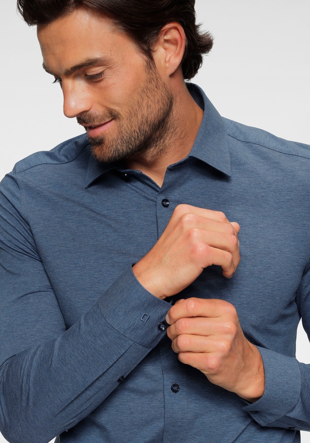 OLYMP Businesshemd »Level Five body fit Jerseyshirt« in Jersey Qualität