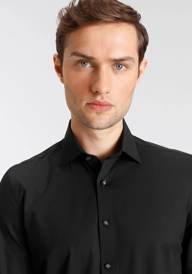 OLYMP Businesshemd »Level Five body fit Jerseyshirt« in Jersey Qualität