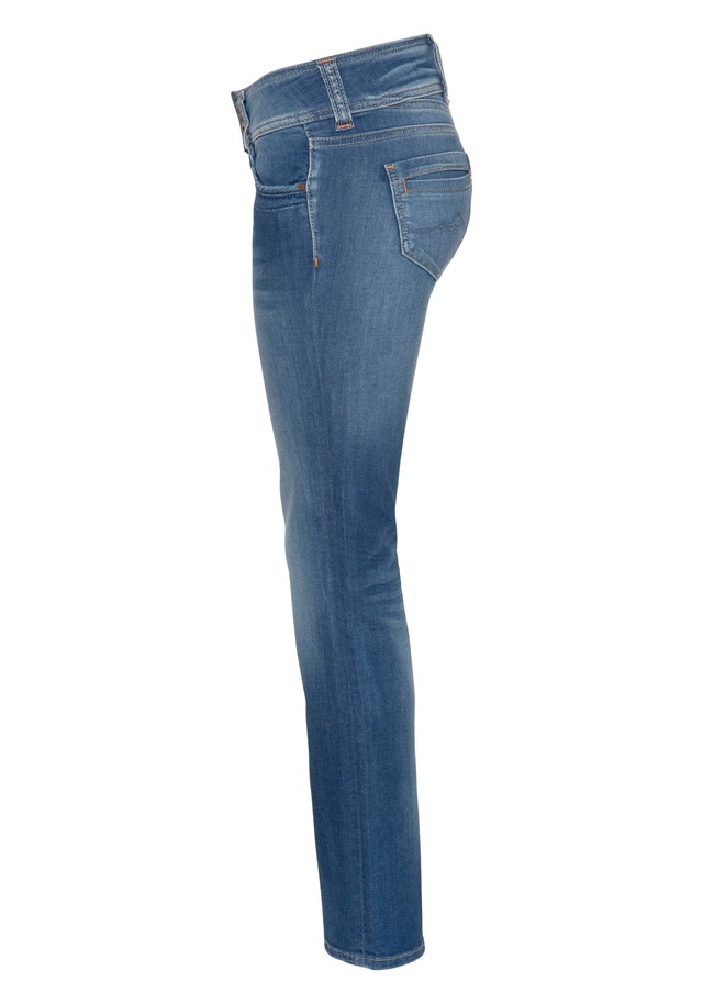 Pepe Jeans Straight-Jeans »GEN« in Baumwoll-Qualtät mit geradem Bein und Doppel-Knopf-Bund