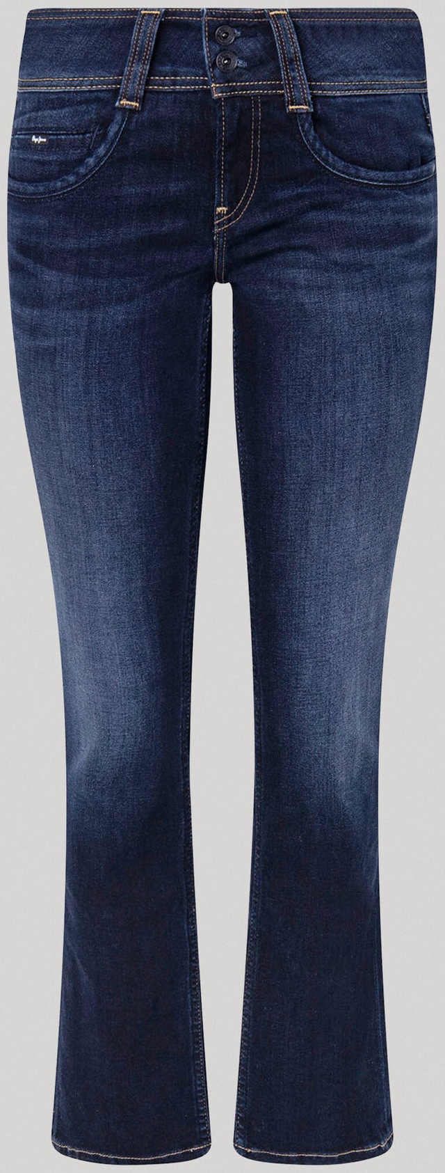 Pepe Jeans Straight-Jeans »GEN« in Baumwoll-Qualtät mit geradem Bein und Doppel-Knopf-Bund