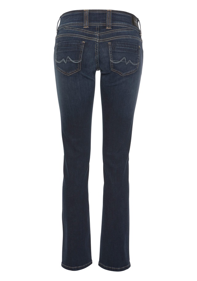 Pepe Jeans Straight-Jeans »GEN« in Baumwoll-Qualtät mit geradem Bein und Doppel-Knopf-Bund