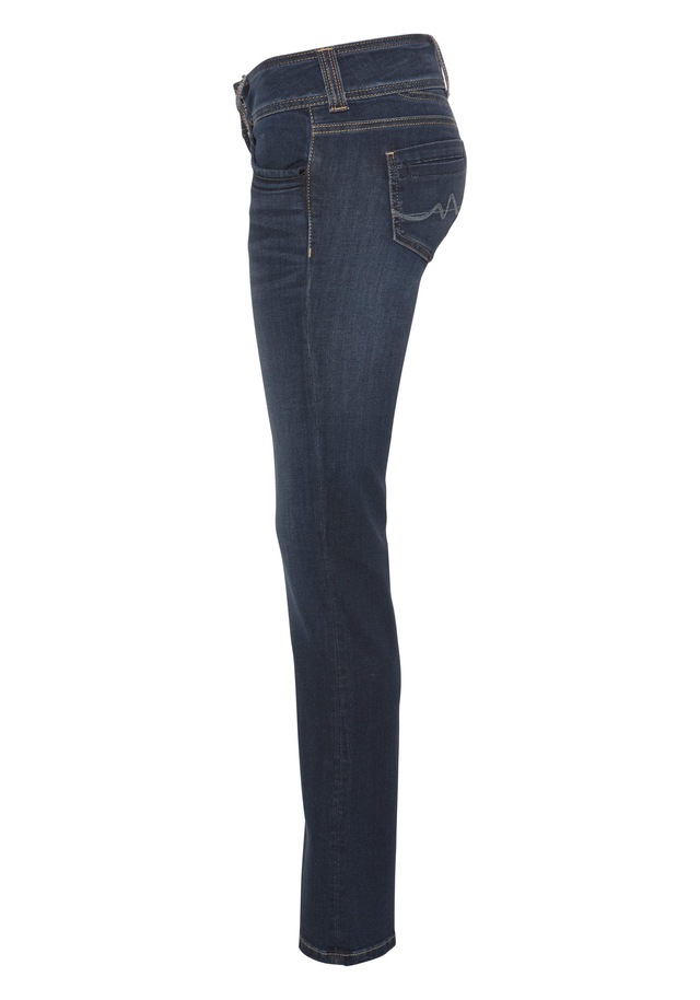 Pepe Jeans Straight-Jeans »GEN« in Baumwoll-Qualtät mit geradem Bein und Doppel-Knopf-Bund