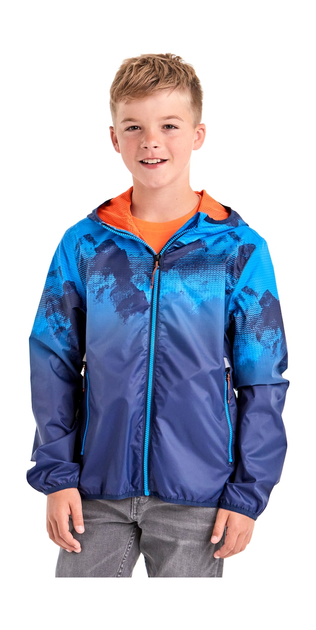 Killtec Outdoorjacke »Lyse BYS JCKT B« Leichte, wasserdichte Kinderjacke, klein verpackbar, cooles Muster