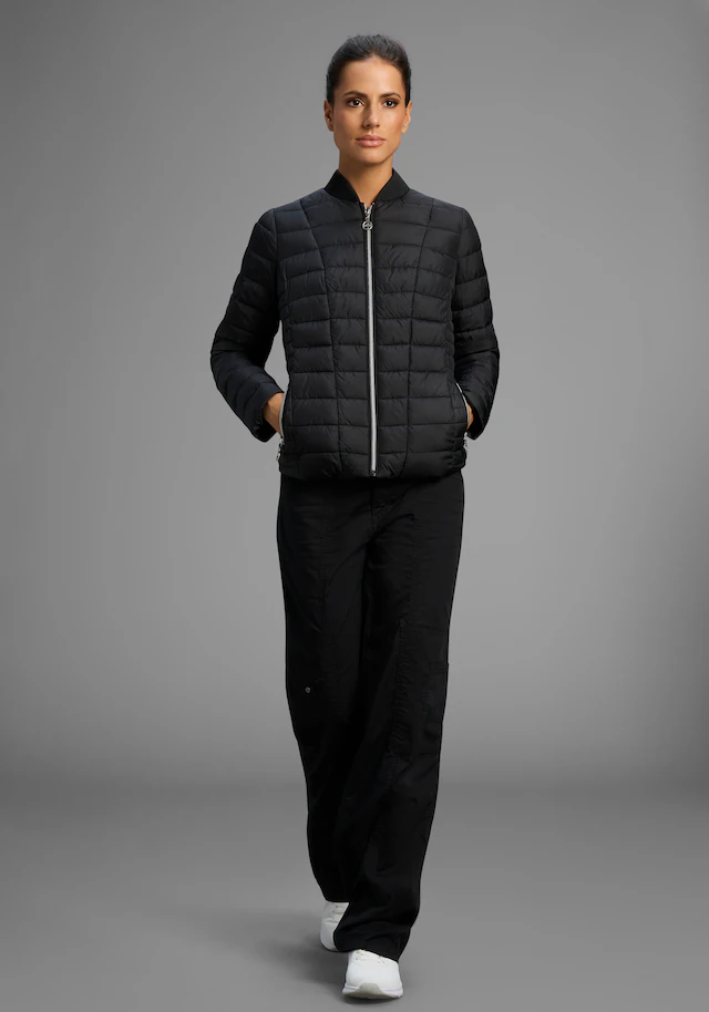 KangaROOS Steppjacke Übergangsjacke, figurbetonter Schnitt, hüftlange Passform