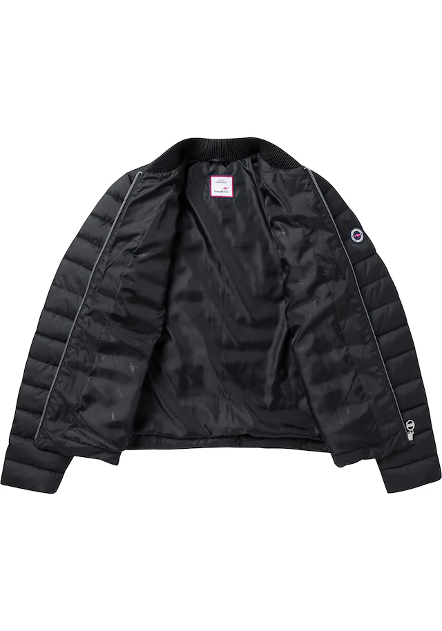 KangaROOS Steppjacke Übergangsjacke, figurbetonter Schnitt, hüftlange Passform
