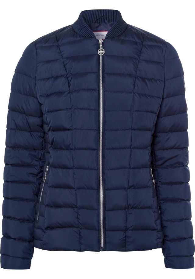 KangaROOS Steppjacke Übergangsjacke, figurbetonter Schnitt, hüftlange Passform