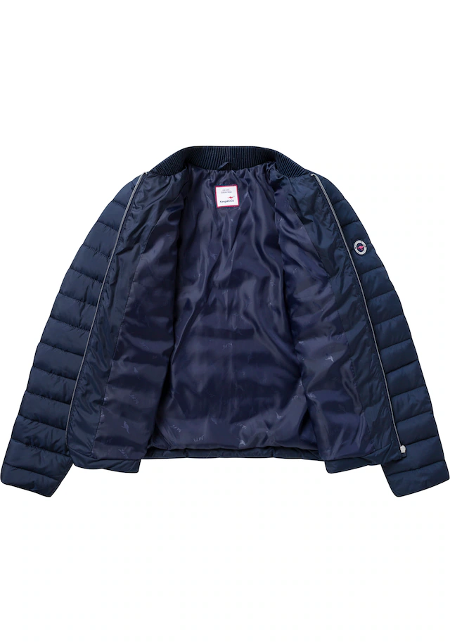 KangaROOS Steppjacke Übergangsjacke, figurbetonter Schnitt, hüftlange Passform