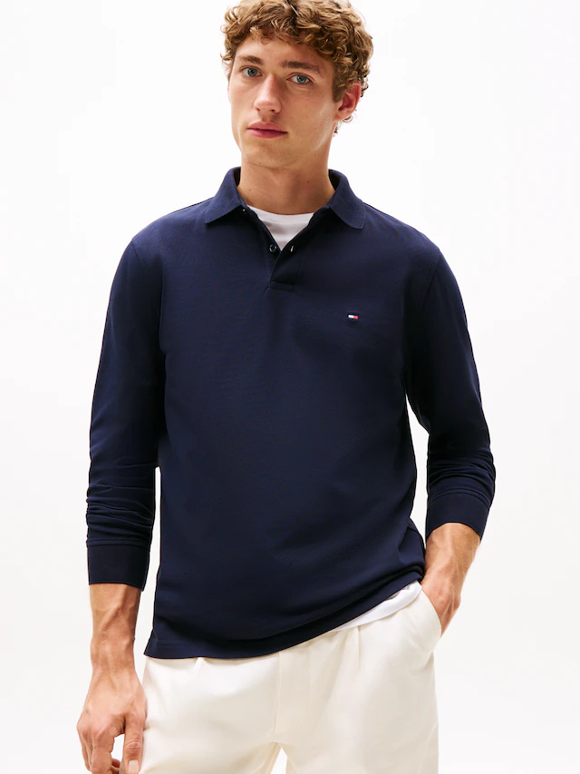 Tommy Hilfiger Langarm-Poloshirt »1985 REGULAR LS POLO«