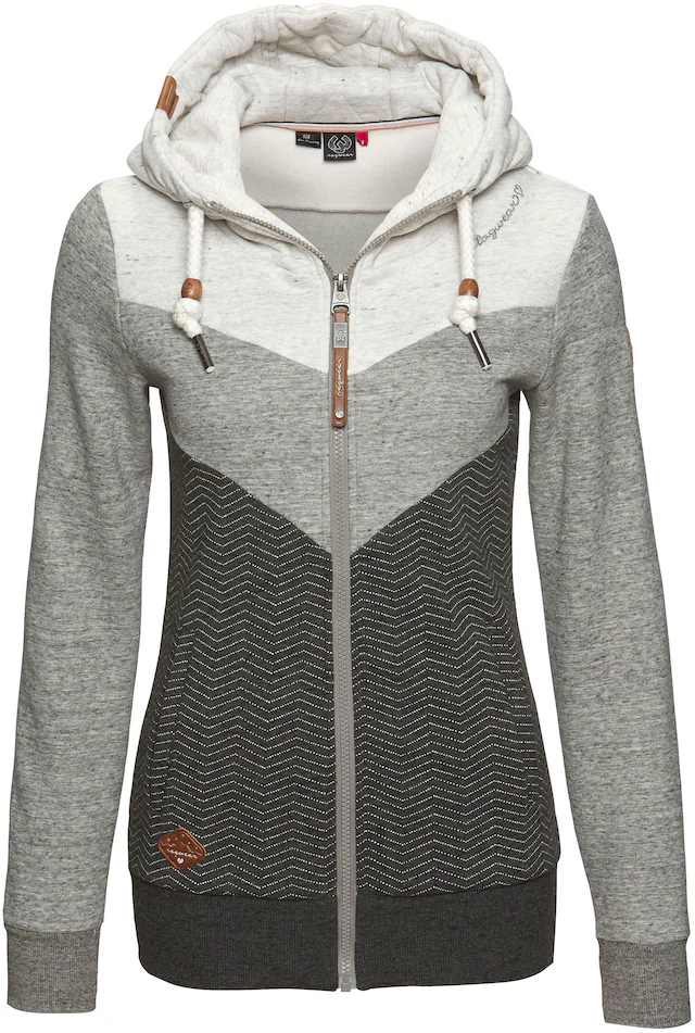 Ragwear Sweatjacke »TREGA ZIP O« im Colorblocking-Design
