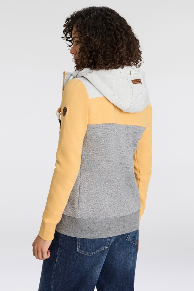 Ragwear Sweatjacke »TREGA ZIP O« im Colorblocking-Design