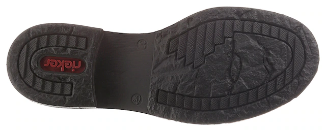 Rieker Stiefelette Schnürstiefelette, Schnürboots mit Reißverschluss an der Außenseite