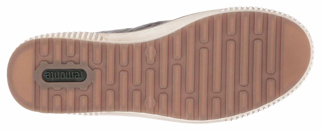 Remonte Schnürboots , Plateau, Schnürstiefelette, Boots in Crash-Optik