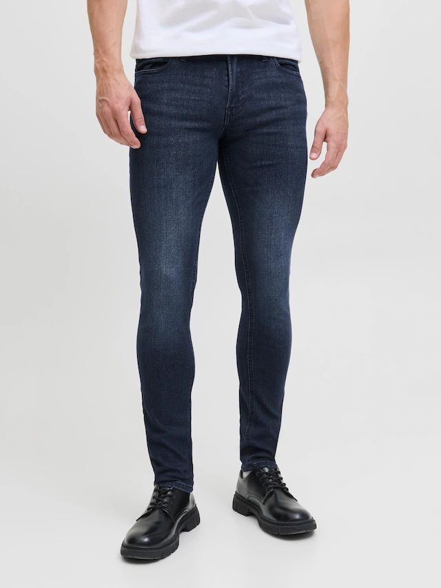 Jack & Jones Skinny-fit-Jeans »JJILIAM Skinny Jeans mit Used-Waschung für schlanke Silhouette« Abriebeffekte, modisch, skinny fit, Baumwollmischung,