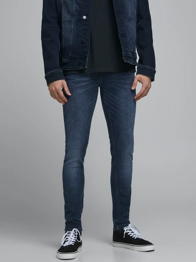Jack & Jones Skinny-fit-Jeans »JJILIAM Skinny Jeans mit Used-Waschung für schlanke Silhouette« Abriebeffekte, modisch, skinny fit, Baumwollmischung,
