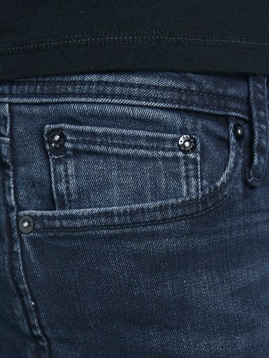 Jack & Jones Skinny-fit-Jeans »JJILIAM Skinny Jeans mit Used-Waschung für schlanke Silhouette« Abriebeffekte, modisch, skinny fit, Baumwollmischung,