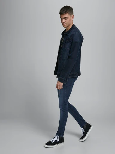 Jack & Jones Skinny-fit-Jeans »JJILIAM Skinny Jeans mit Used-Waschung für schlanke Silhouette« Abriebeffekte, modisch, skinny fit, Baumwollmischung,