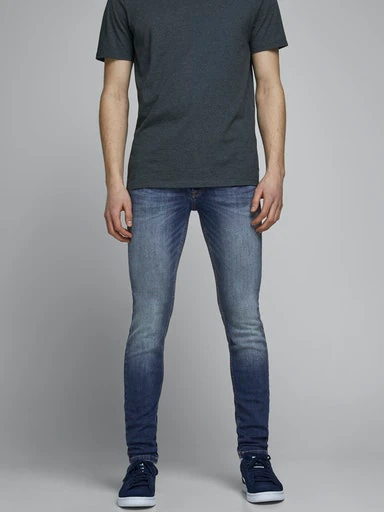 Jack & Jones Skinny-fit-Jeans »JJILIAM Skinny Jeans mit Used-Waschung für schlanke Silhouette« Abriebeffekte, modisch, skinny fit, Baumwollmischung,