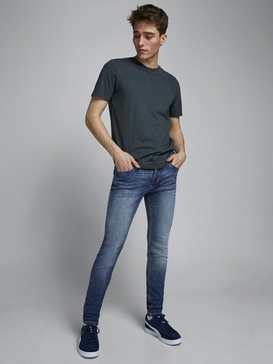 Jack & Jones Skinny-fit-Jeans »JJILIAM Skinny Jeans mit Used-Waschung für schlanke Silhouette« Abriebeffekte, modisch, skinny fit, Baumwollmischung,