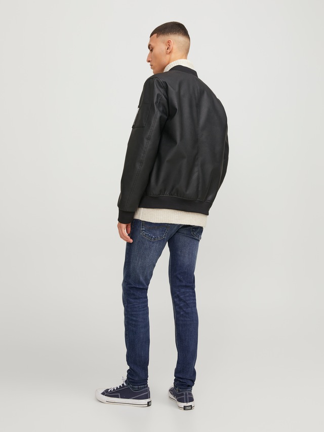 Jack & Jones Skinny-fit-Jeans »JJILIAM Skinny Jeans mit Used-Waschung für schlanke Silhouette« Abriebeffekte, modisch, skinny fit, Baumwollmischung,
