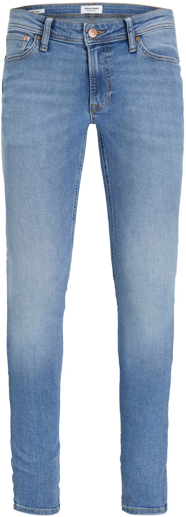 Jack & Jones Skinny-fit-Jeans »JJILIAM Skinny Jeans mit Used-Waschung für schlanke Silhouette« Abriebeffekte, modisch, skinny fit, Baumwollmischung,