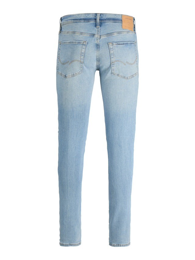 Jack & Jones Skinny-fit-Jeans »JJILIAM Skinny Jeans mit Used-Waschung für schlanke Silhouette« Abriebeffekte, modisch, skinny fit, Baumwollmischung,