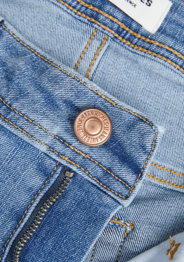 Jack & Jones Skinny-fit-Jeans »JJILIAM Skinny Jeans mit Used-Waschung für schlanke Silhouette« Abriebeffekte, modisch, skinny fit, Baumwollmischung,