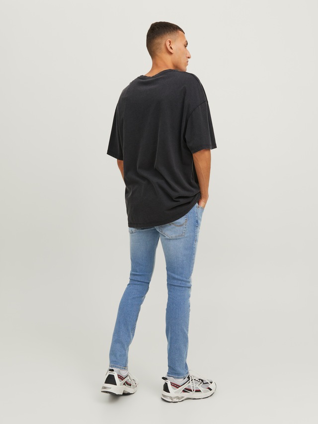 Jack & Jones Skinny-fit-Jeans »JJILIAM Skinny Jeans mit Used-Waschung für schlanke Silhouette« Abriebeffekte, modisch, skinny fit, Baumwollmischung,