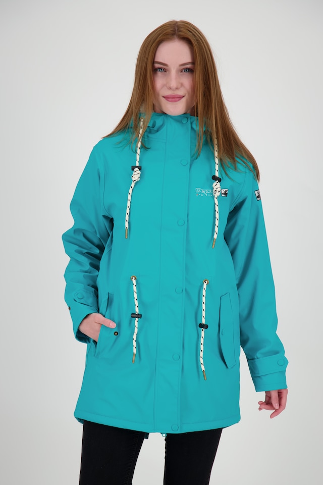 DEPROC Active Regenjacke »Friesennerz ELLESMERE WOMEN« mit Kapuze auch in Großen Größen erhältlich