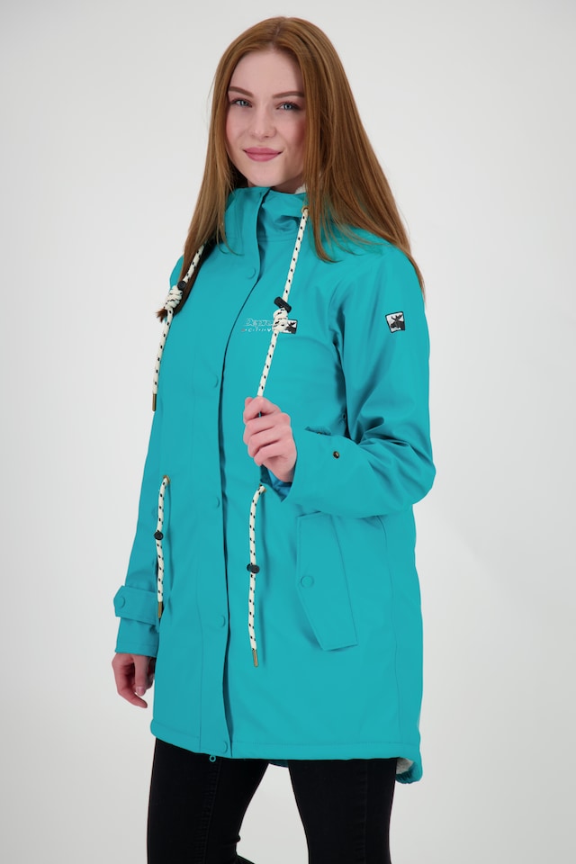 DEPROC Active Regenjacke »Friesennerz ELLESMERE WOMEN« mit Kapuze auch in Großen Größen erhältlich