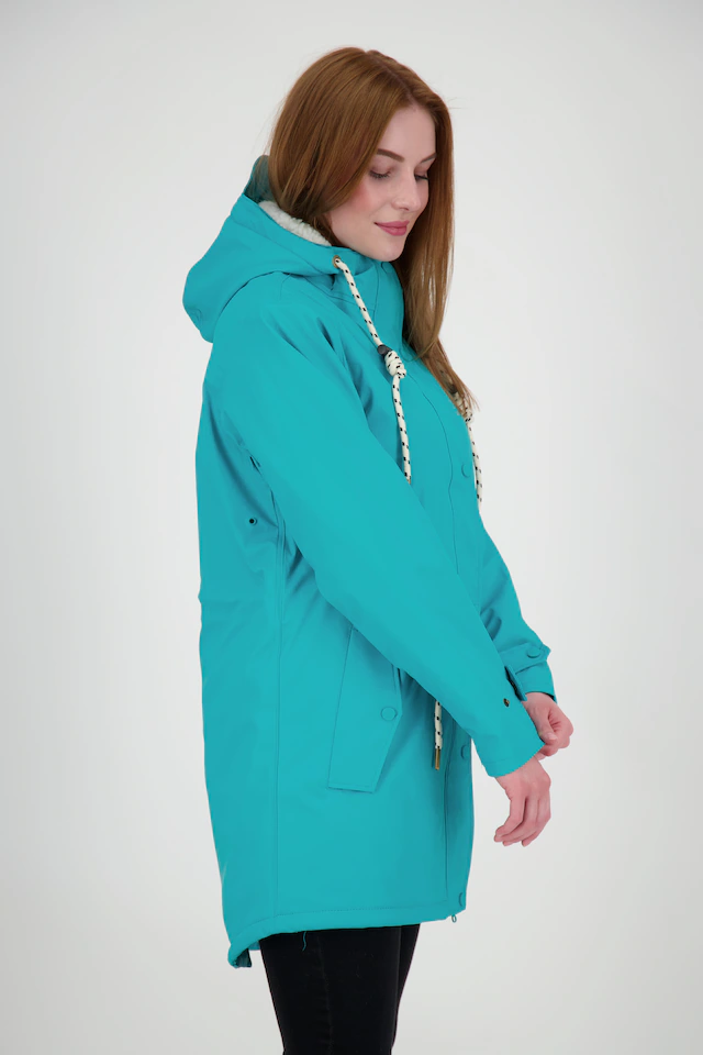 DEPROC Active Regenjacke »Friesennerz ELLESMERE WOMEN« mit Kapuze auch in Großen Größen erhältlich