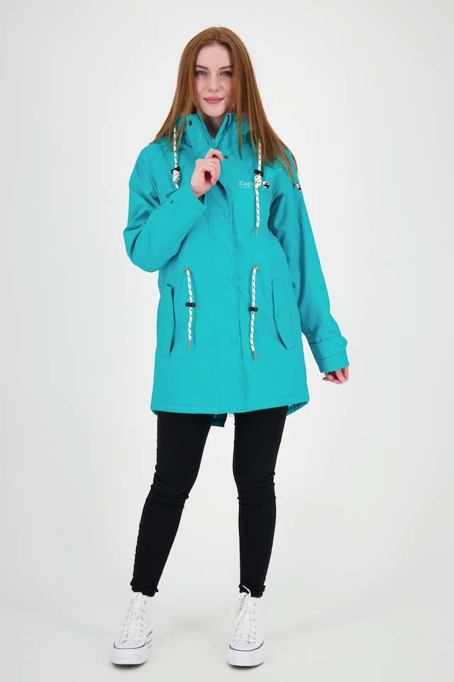 DEPROC Active Regenjacke »Friesennerz ELLESMERE WOMEN« mit Kapuze auch in Großen Größen erhältlich