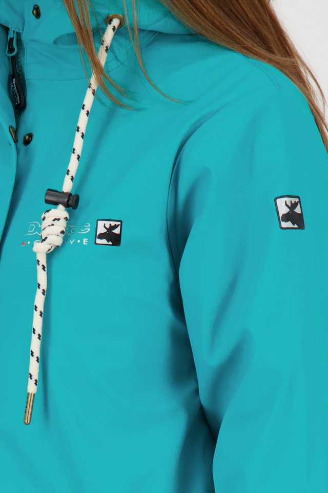 DEPROC Active Regenjacke »Friesennerz ELLESMERE WOMEN« mit Kapuze auch in Großen Größen erhältlich