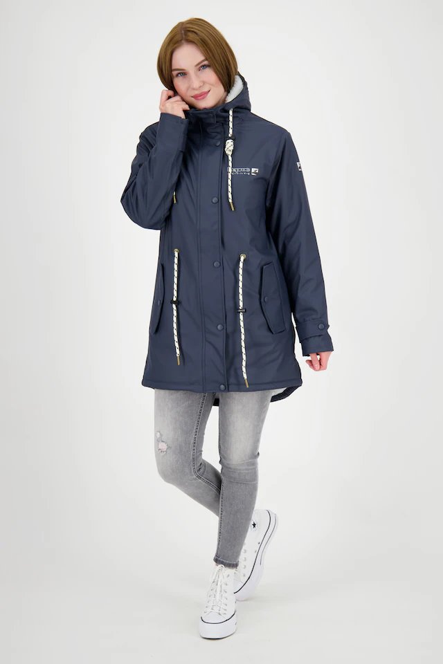 DEPROC Active Regenjacke »Friesennerz ELLESMERE WOMEN« mit Kapuze auch in Großen Größen erhältlich