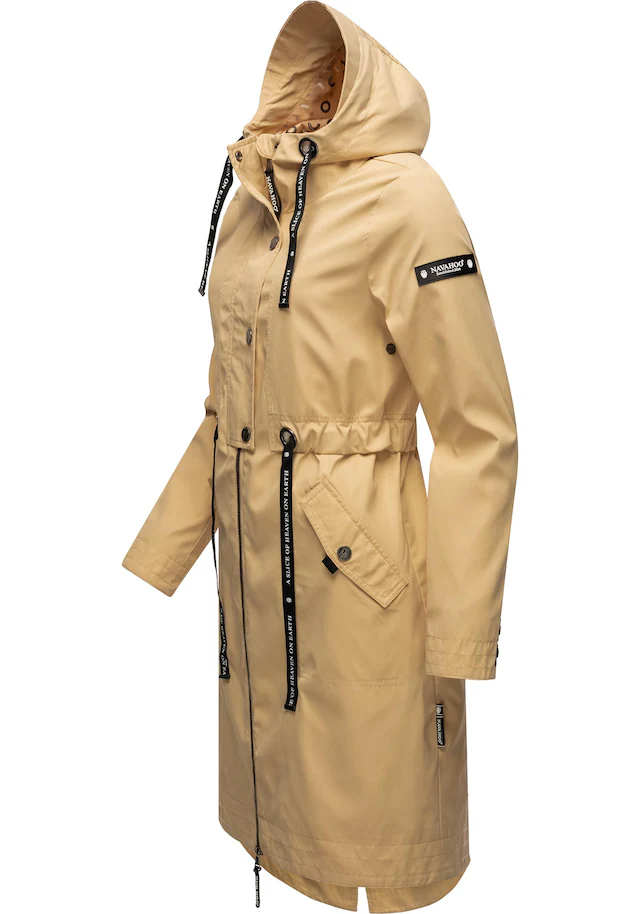 Navahoo Funktionsparka »Josinaa« mit Kapuze stylische Übergangs Outdoorjacke mit Kapuze