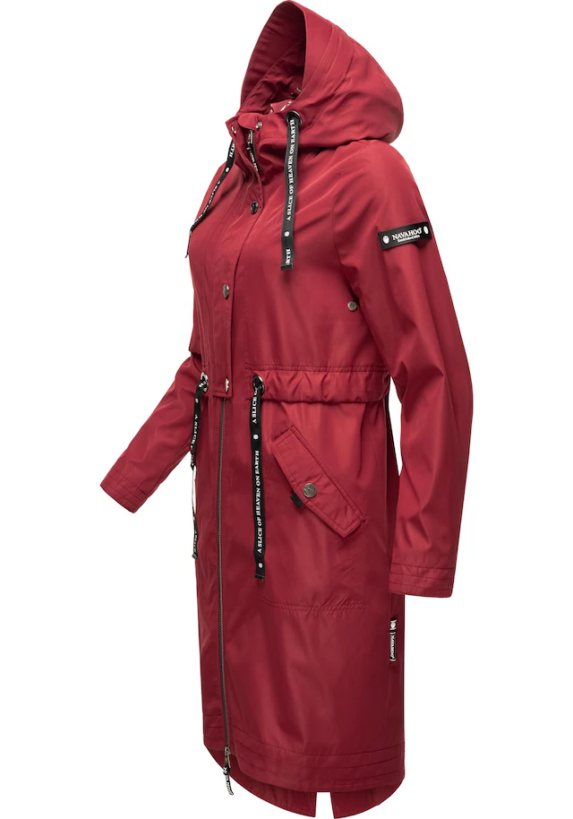 Navahoo Funktionsparka »Josinaa« mit Kapuze stylische Übergangs Outdoorjacke mit Kapuze