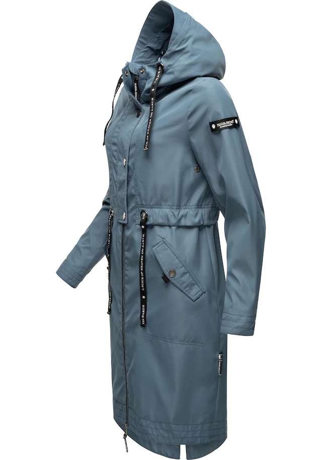 Navahoo Funktionsparka »Josinaa« mit Kapuze stylische Übergangs Outdoorjacke mit Kapuze