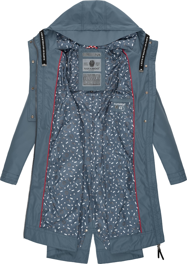 Navahoo Funktionsparka »Josinaa« mit Kapuze stylische Übergangs Outdoorjacke mit Kapuze