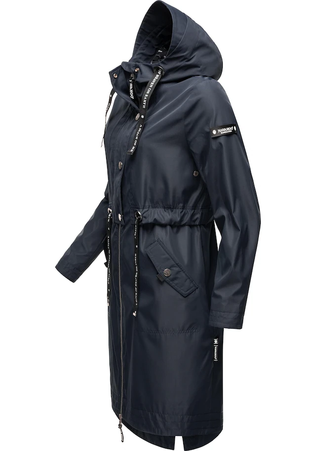 Navahoo Funktionsparka »Josinaa« mit Kapuze stylische Übergangs Outdoorjacke mit Kapuze