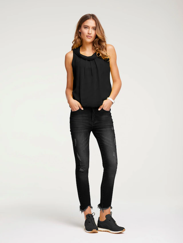 LINEA TESINI by heine Röhrenjeans 1 Stk.