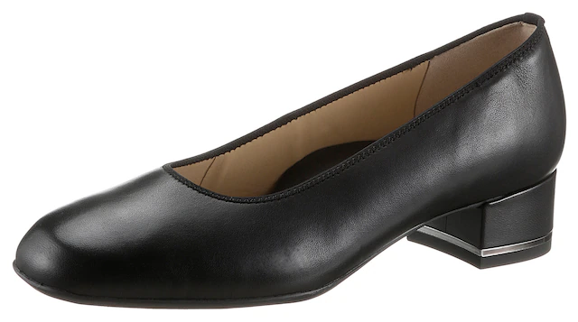 Ara Pumps »GRAZ« , Abendschuh, Festtagsschuh, Blockabsatz, glänzendes Detail am Absatz