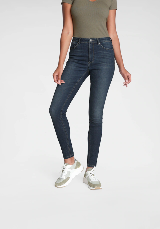 ONLY Skinny-fit-Jeans »ONLPAOLA – Extra-eng geschnittene Jeans mit figurformender Silhouette« skinny fit, modisch, Denim, Baumwollmischung