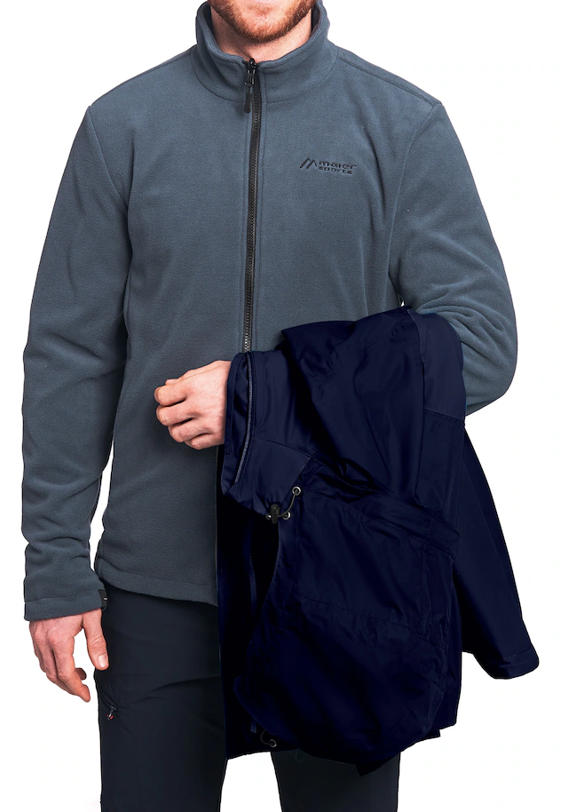 Maier Sports Funktionsjacke »Gregale DJ M« Herren Wanderjacke wasserdicht, Outdoorjacke mit Kapuze