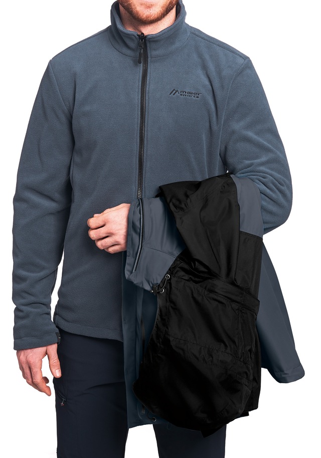 Maier Sports Funktionsjacke »Gregale DJ M« Herren Wanderjacke wasserdicht, Outdoorjacke mit Kapuze